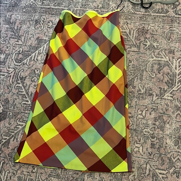 Colorful Geometric Pattern Skirt - Picture 1 of 3